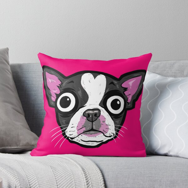 Item preview, Boston Terrier dog face designed and sold by turddemon.