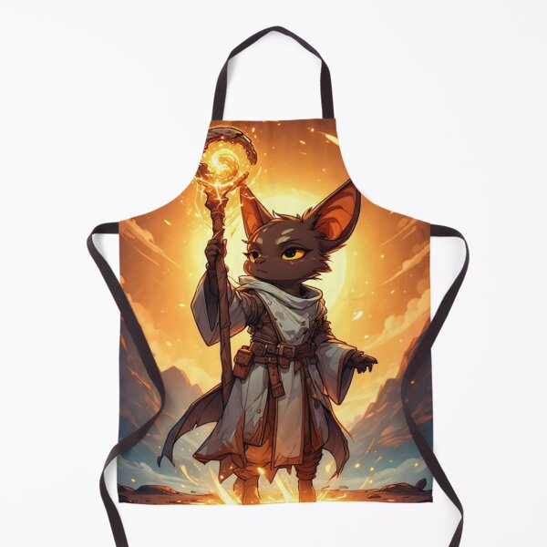 Item preview, Mystical Bat Wizard with a Magical Staff designed and sold by Chibi's & Coffee.