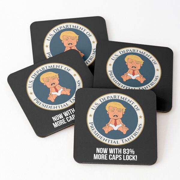 Artikelvorschau, Presidential Tantrum Seal jetzt mit mehr CAPS LOCK Anti Trump entworfen und verkauft von The Junto Shop.