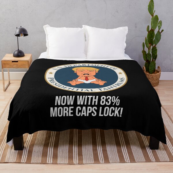 Item preview, Presidential Tantrum Seal Now with More CAPS LOCK Anti Trump  designed and sold by The Junto Shop.
