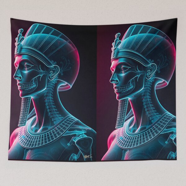 Item preview, X-Ray Egyptian Statue designed and sold by MatrixTattoo.
