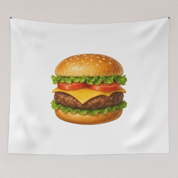 Item preview, Stacked Perfection - The Ultimate Cheeseburger designed and sold by FBA.