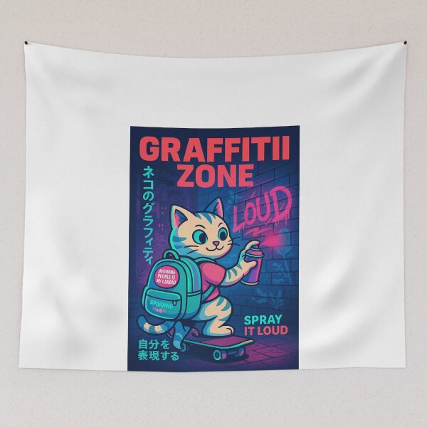 Item preview, Graffiti Zone – Spray It Loud designed and sold by BeetleDots.