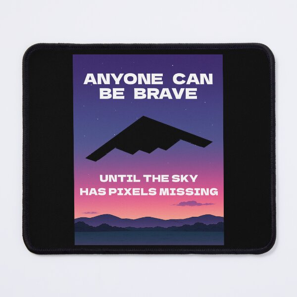 Item preview, B-2 Bomber Plane Pixels Missing Sky Aviation Joke designed and sold by MilitaryMart.