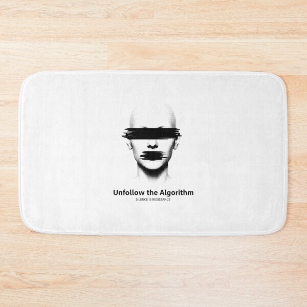 Item preview, Silence Is Resistance - Unfollow The Algorithm Art designed and sold by WildLinkStudioL.