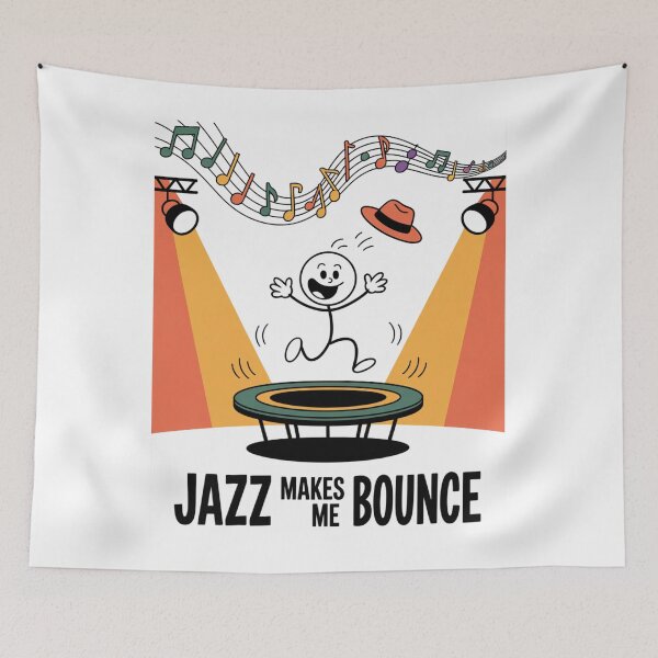 Item preview, Jazz Makes Me Bounce designed and sold by SignumShop.