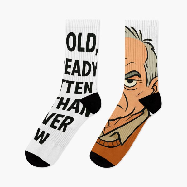 Item preview, Grumpy Old Man - Witty Quote on Aging designed and sold by SkunkDesigns.