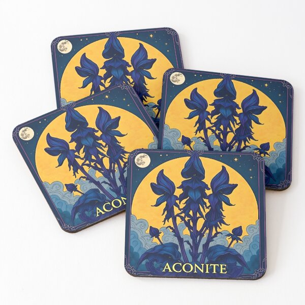 Item preview, Vintage Folklore Tarot Plants: Aconite  designed and sold by Kinde Guat.