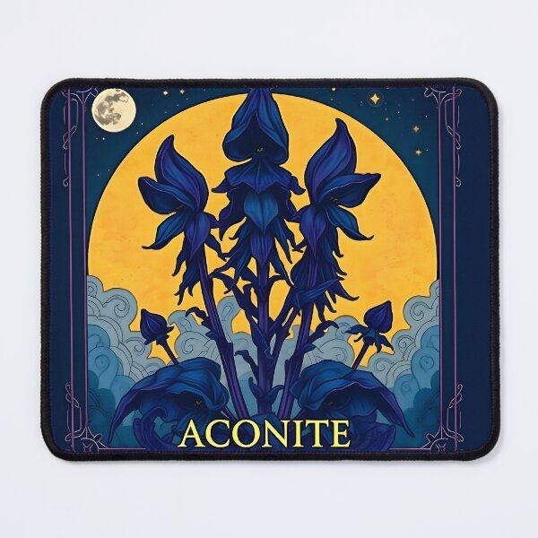 Item preview, Vintage Folklore Tarot Plants: Aconite  designed and sold by Kinde Guat.