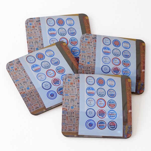 Item preview, Colorful Voter Stickers – Civic Pride Window Display designed and sold by aadventures.