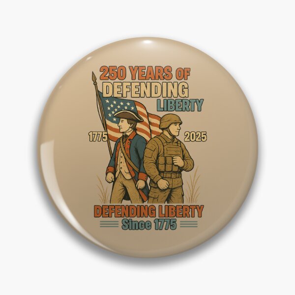 Item preview, 250 Years of Defending Liberty – US Army Patriotic Tribute (1775–2025) designed and sold by RizVibes.