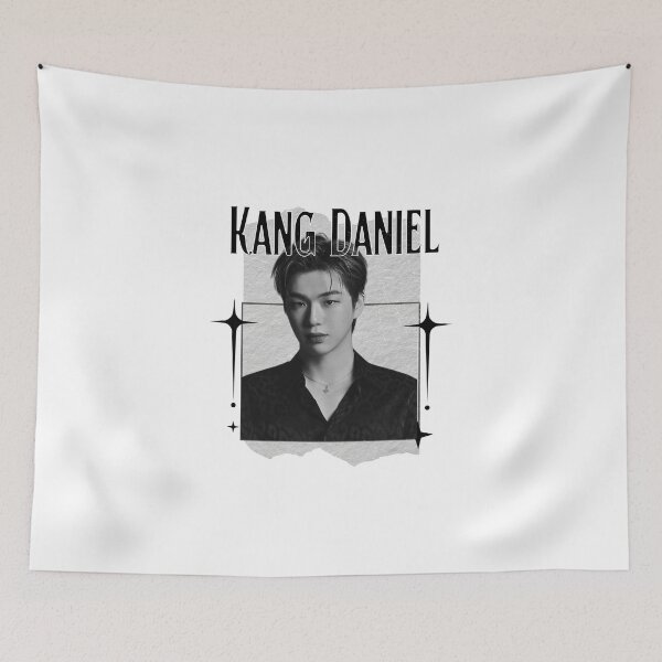 Item preview, Kang Daniel Korean Solo Singer Retro Elegance in Monochrome Black and White Collage Art designed and sold by HELL0WBELLO.