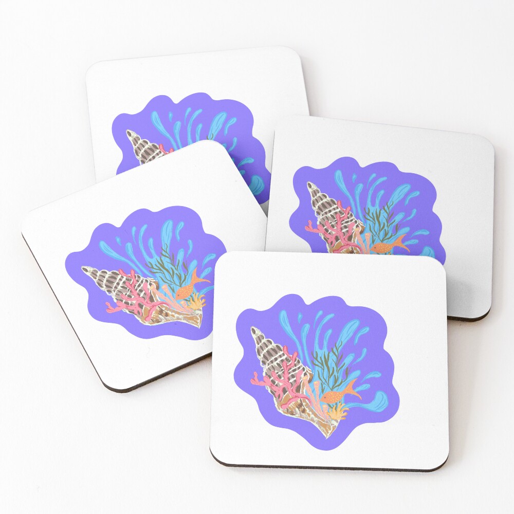 Item preview, Coasters (Set of 4) designed and sold by MistyMagStudio.
