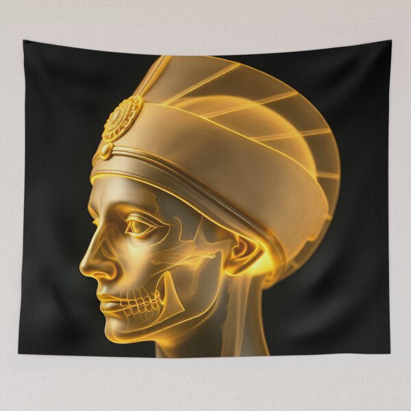 Item preview, Gold Egyptian Statue X-Ray designed and sold by MatrixTattoo.