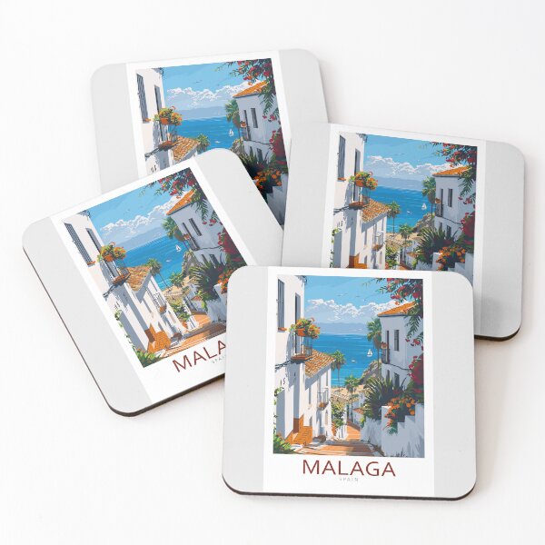 Item preview, Malaga Spain - Travel Art designed and sold by Marciolini.