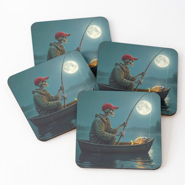 Item preview, Halloween Fishing In a Rowboat designed and sold by Maria Dryfhout.