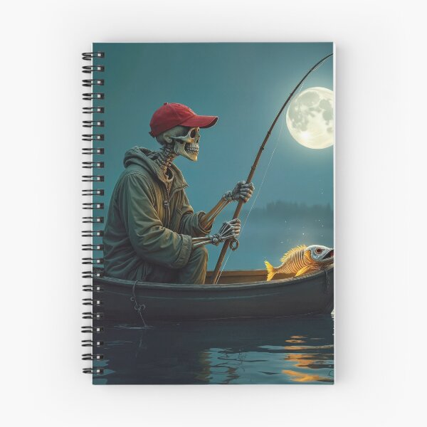 Item preview, Halloween Fishing In a Rowboat designed and sold by Maria Dryfhout.