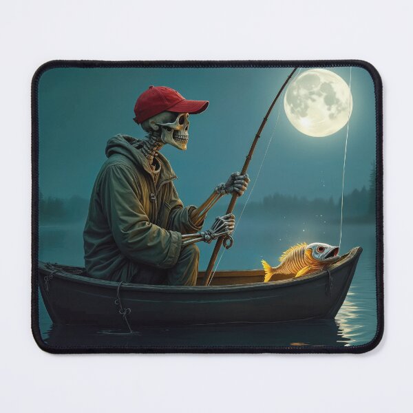 Item preview, Halloween Fishing In a Rowboat designed and sold by Maria Dryfhout.