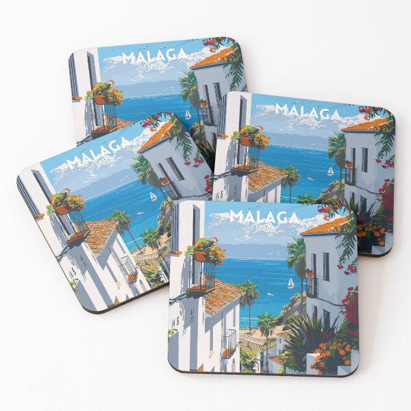 Item preview, Malaga Spain - Travel art designed and sold by Marciolini.