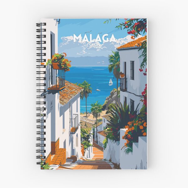 Item preview, Malaga Spain - Travel art designed and sold by Marciolini.