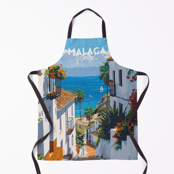 Item preview, Malaga Spain - Travel art designed and sold by Marciolini.