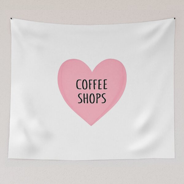Item preview, I Heart Coffee Shops  designed and sold by CharmStudio.