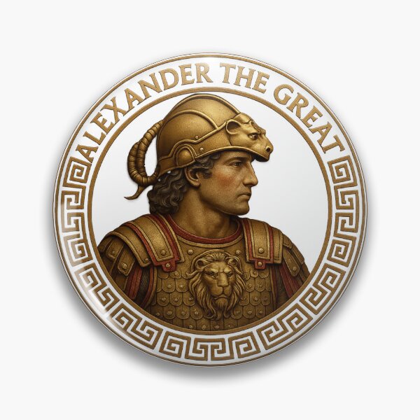 Item preview, Alexander the Great  Ancient Warrior with Lion Armor designed and sold by historyandmore.