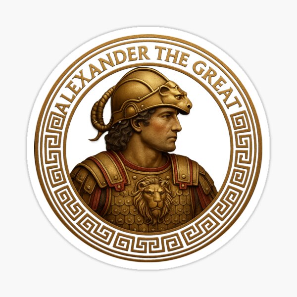 Item preview, Alexander the Great  Ancient Warrior with Lion Armor designed and sold by historyandmore.