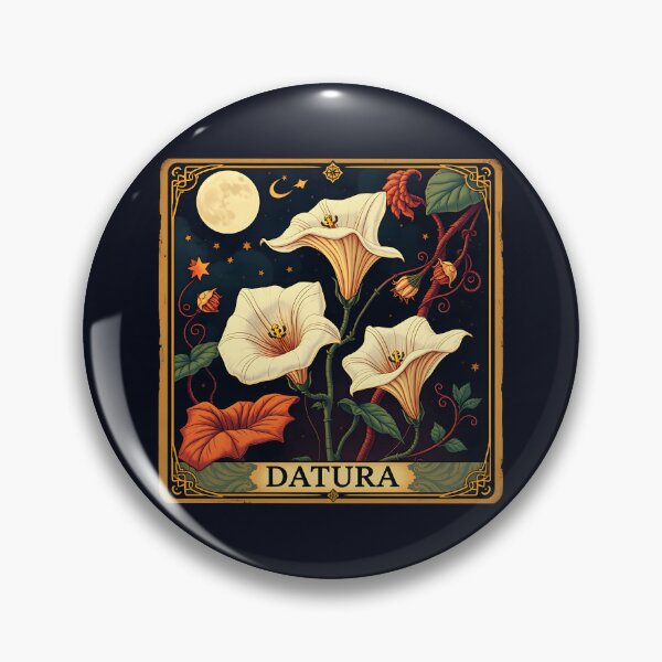 Item preview, Vintage Folklore Tarot Plants: Datura  designed and sold by Kinde Guat.