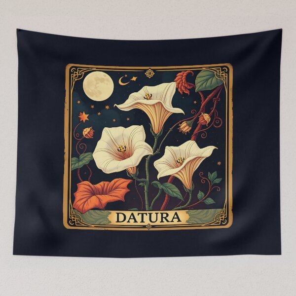 Item preview, Vintage Folklore Tarot Plants: Datura  designed and sold by Kinde Guat.