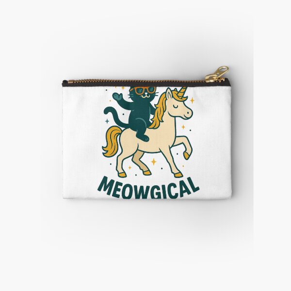 Item preview, Meowgical Retro Cat Riding Unicorn Funny  designed and sold by stylishdzign.