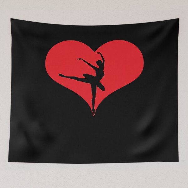 Item preview, Live Love Ballet Heart Ballet Dance Ballerina Pointe designed and sold by KNUXX Shop.