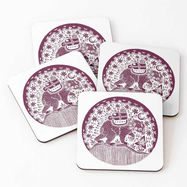Item preview, Caamp Bear Purple designed and sold by katefunk4.