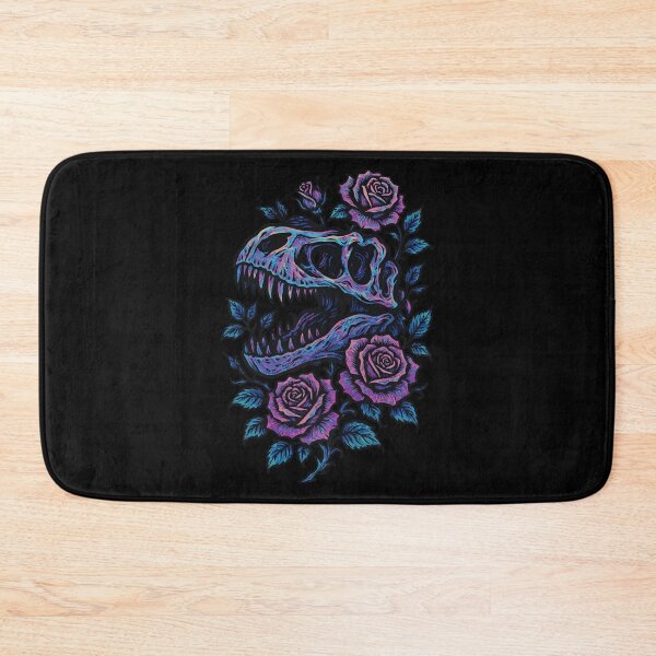 Item preview, Dinosaur Skull Rose Floral Goth designed and sold by TomFrontierArt.