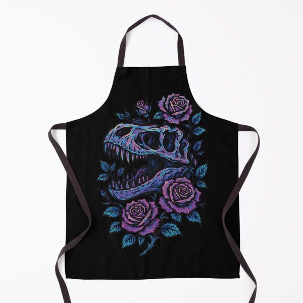 Item preview, Dinosaur Skull Rose Floral Goth designed and sold by TomFrontierArt.