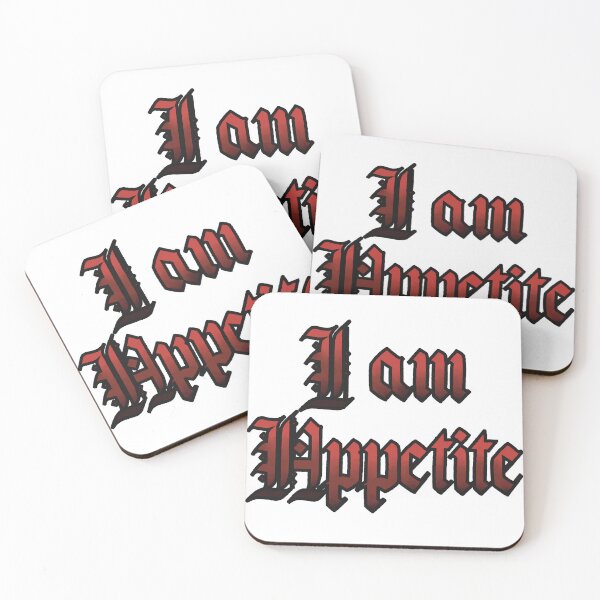 Item preview, "I am Appetite" Gothic Nosferatu Quote designed and sold by sleepyheadedbb.