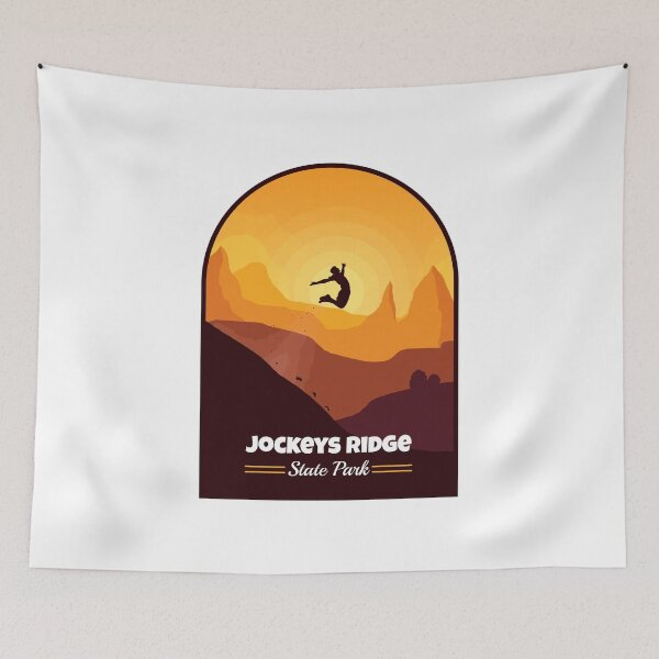Item preview, Sunset Leap – Jockeys Ridge State Park Poster designed and sold by Balasan.