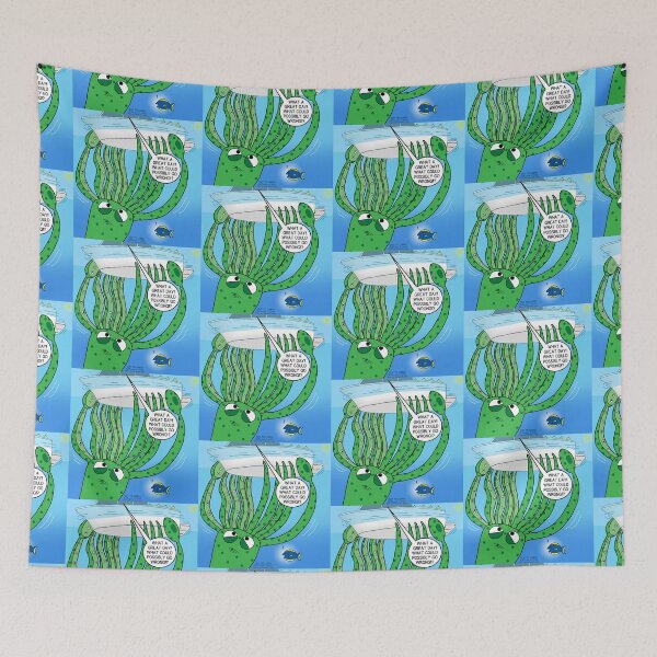Item preview, A Rather Squidy Day designed and sold by Out to Lunch Cartoons and More.