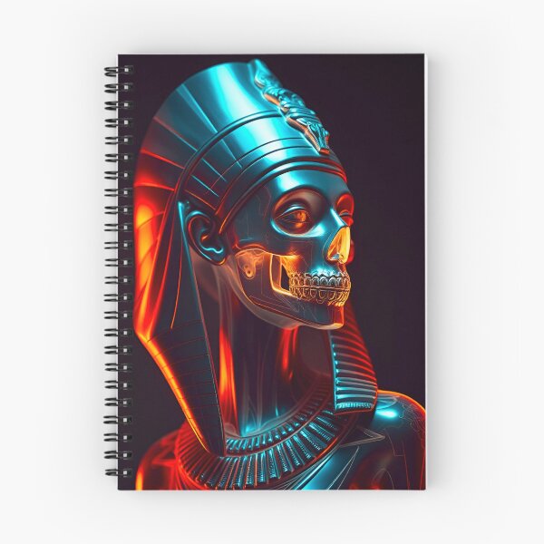 Item preview, Metal Skull Egyptian Statue designed and sold by MatrixTattoo.