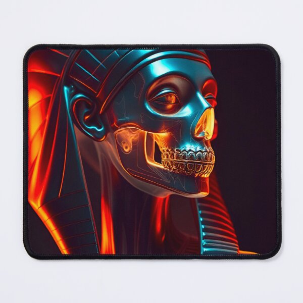 Item preview, Metal Skull Egyptian Statue designed and sold by MatrixTattoo.