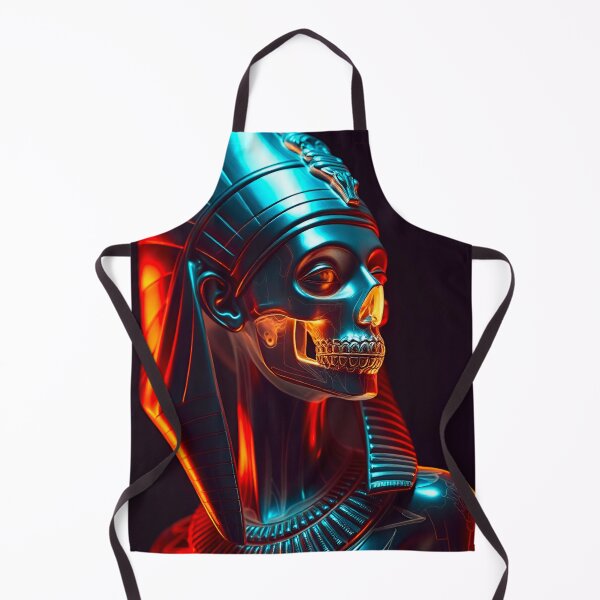 Item preview, Metal Skull Egyptian Statue designed and sold by MatrixTattoo.