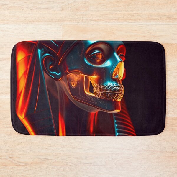 Item preview, Metal Skull Egyptian Statue designed and sold by MatrixTattoo.