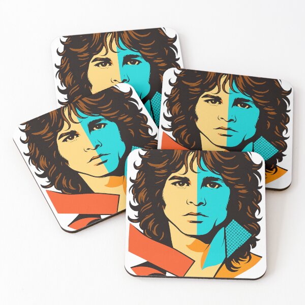 Item preview, Jim Morrison Pop Art | Retro Portrait of The Doors Rock Legend designed and sold by Petru&Myself.