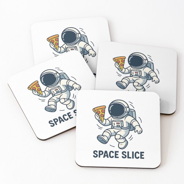 Item preview, Astronaut Holding Pizza – Space Slice Pizza Lover  designed and sold by stylishdzign.