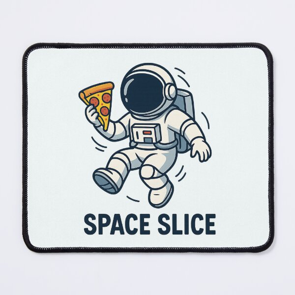 Item preview, Astronaut Holding Pizza – Space Slice Pizza Lover  designed and sold by stylishdzign.