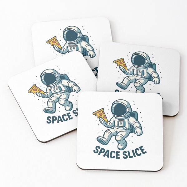 Item preview, Astronaut Holding Pizza – Space Slice Pizza Lover  designed and sold by stylishdzign.