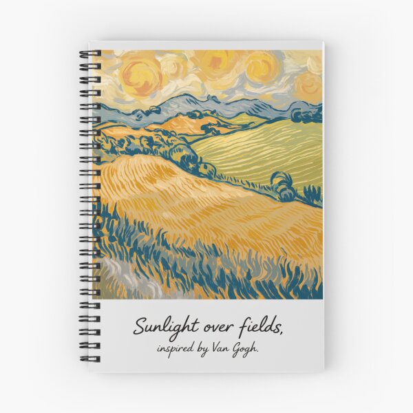 Item preview, Sunlight Over Fields | Golden French Landscape Inspired by Van Gogh designed and sold by CARRAANN.