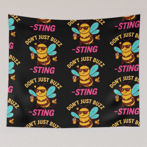 Item preview, Bee motivation sting designed and sold by NessaCiaoKakao.