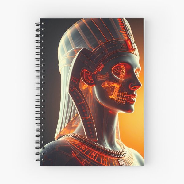 Item preview, Red X-Ray Egyptian Statue designed and sold by MatrixTattoo.