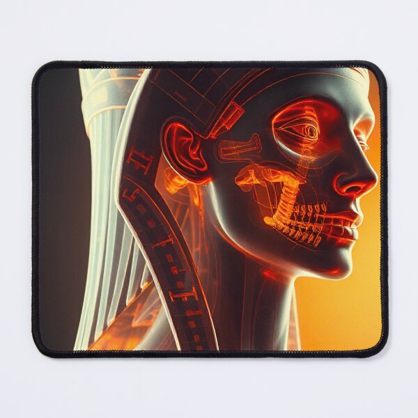 Item preview, Red X-Ray Egyptian Statue designed and sold by MatrixTattoo.